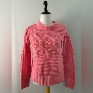 Banana Republic Pop Pink Merino Wool Sweater - Medium